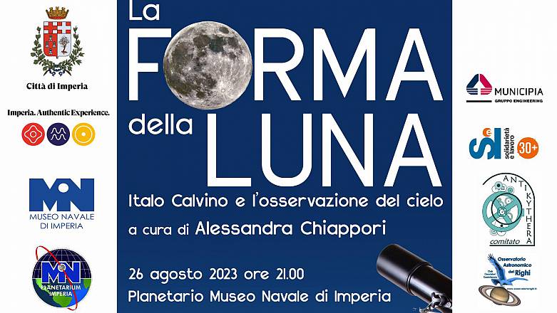 Planetario di imperia presenta “la forma della luna – italo calvino e l’osservazione del cielo a cura di alessandra chiappori